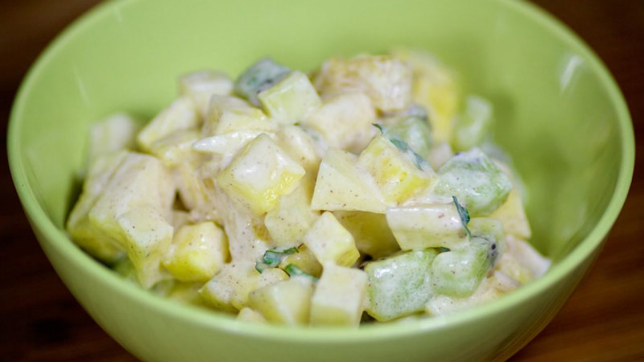 Салат с йогуртом рецепт с фото